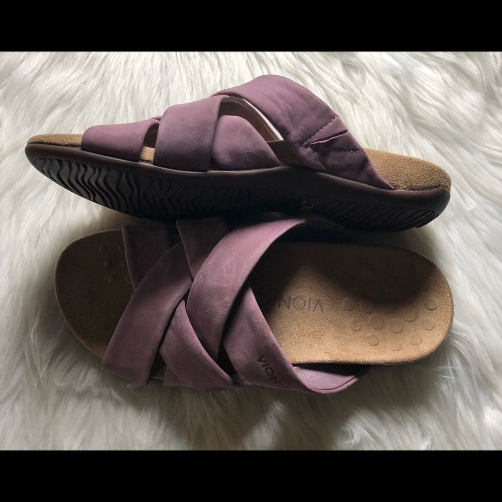 Vionic Orthopaedic Mauve Slides/Or Mules Size-10 - image 5